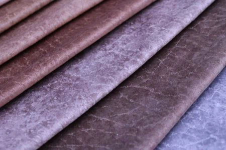 Rivestimento per divano in velluto in rilievo